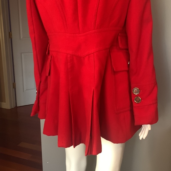 Red Jessica Simpson Peacoat - Picture 10 of 16